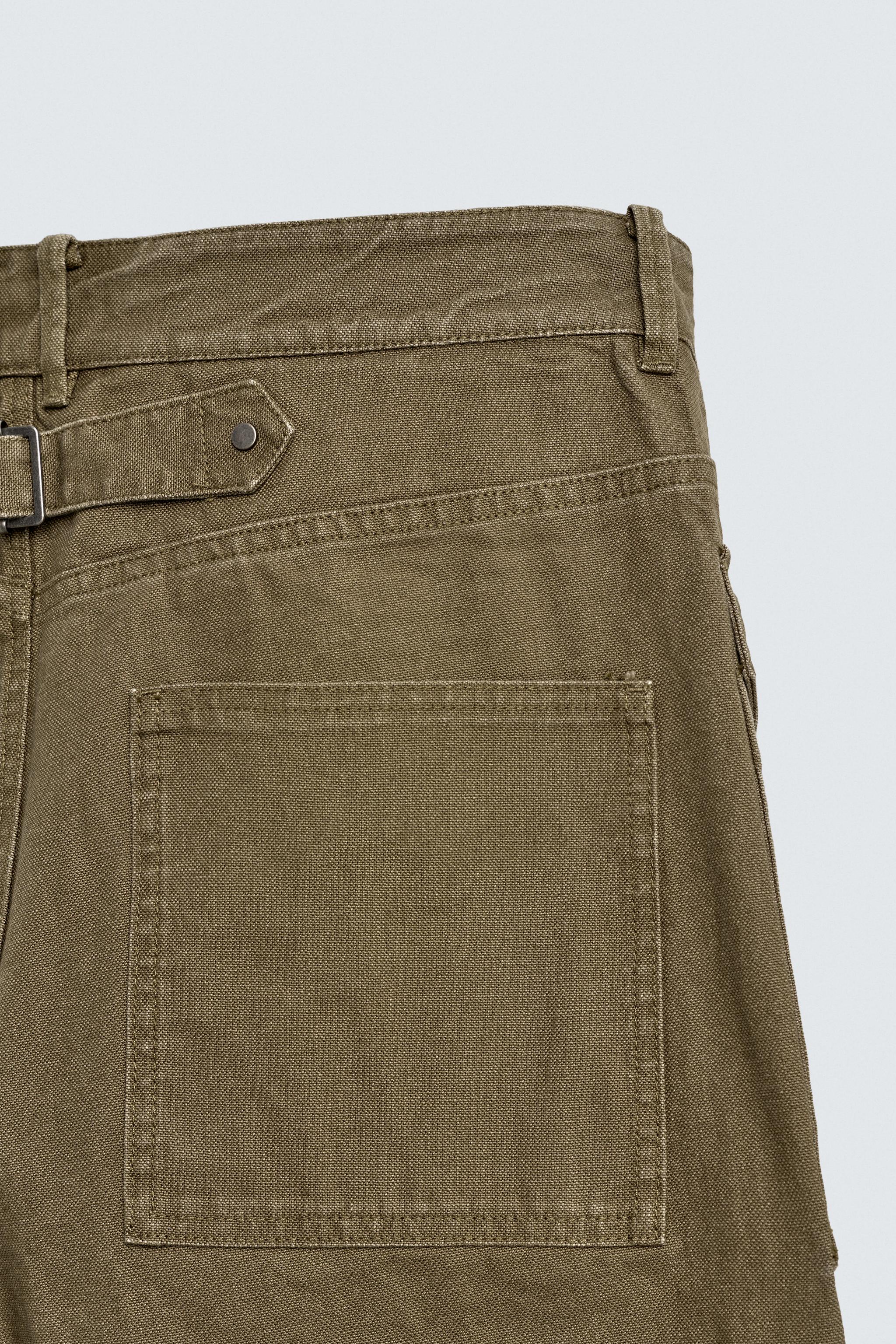 PANTALON COUPE LARGE À PASSANT